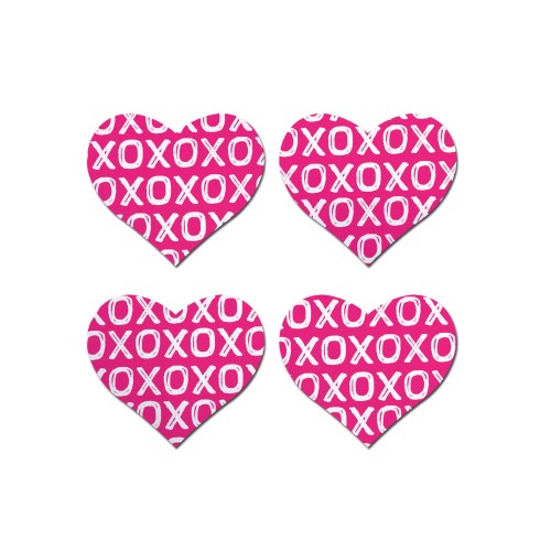 Pastease Petites Corazones XO Pasties Rosa