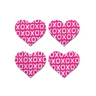 Pastease Petites Corazones XO Pasties Rosa