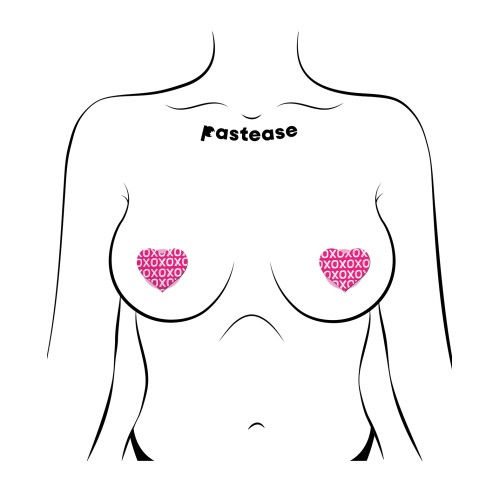 Pastease Petites Corazones XO Pasties Rosa