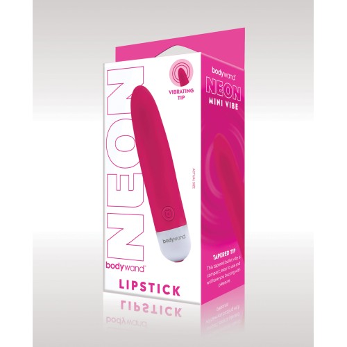 Mini Vibrador Lipstick Neon de Bodywand para Placer Mejorado