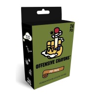 Wood Rocket Offensive Crayons Pot Pack