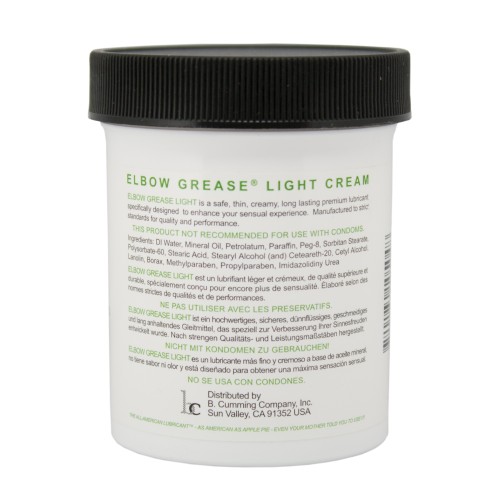 Crema Ligera Elbow Grease Tarro 4 oz