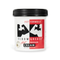 Elbow Grease Hot Cream 4 oz Jar for Enhanced Pleasure