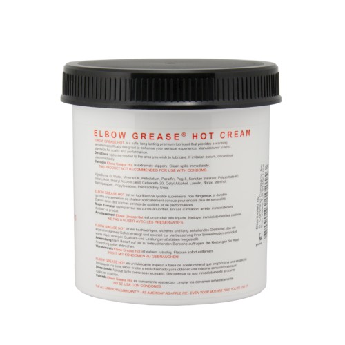 Crema Caliente Elbow Grease - Tarro de 15 oz