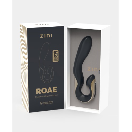 Vibrador de Conejo Zini Roae SE para Triple Estimulación