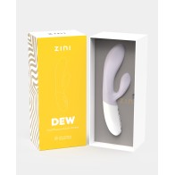 Vibrador Conejo de Doble Placer Zini Dew - Púrpura