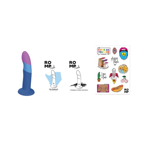 ROMP Piccolo Colorful Dildo for G-Spot P-Spot