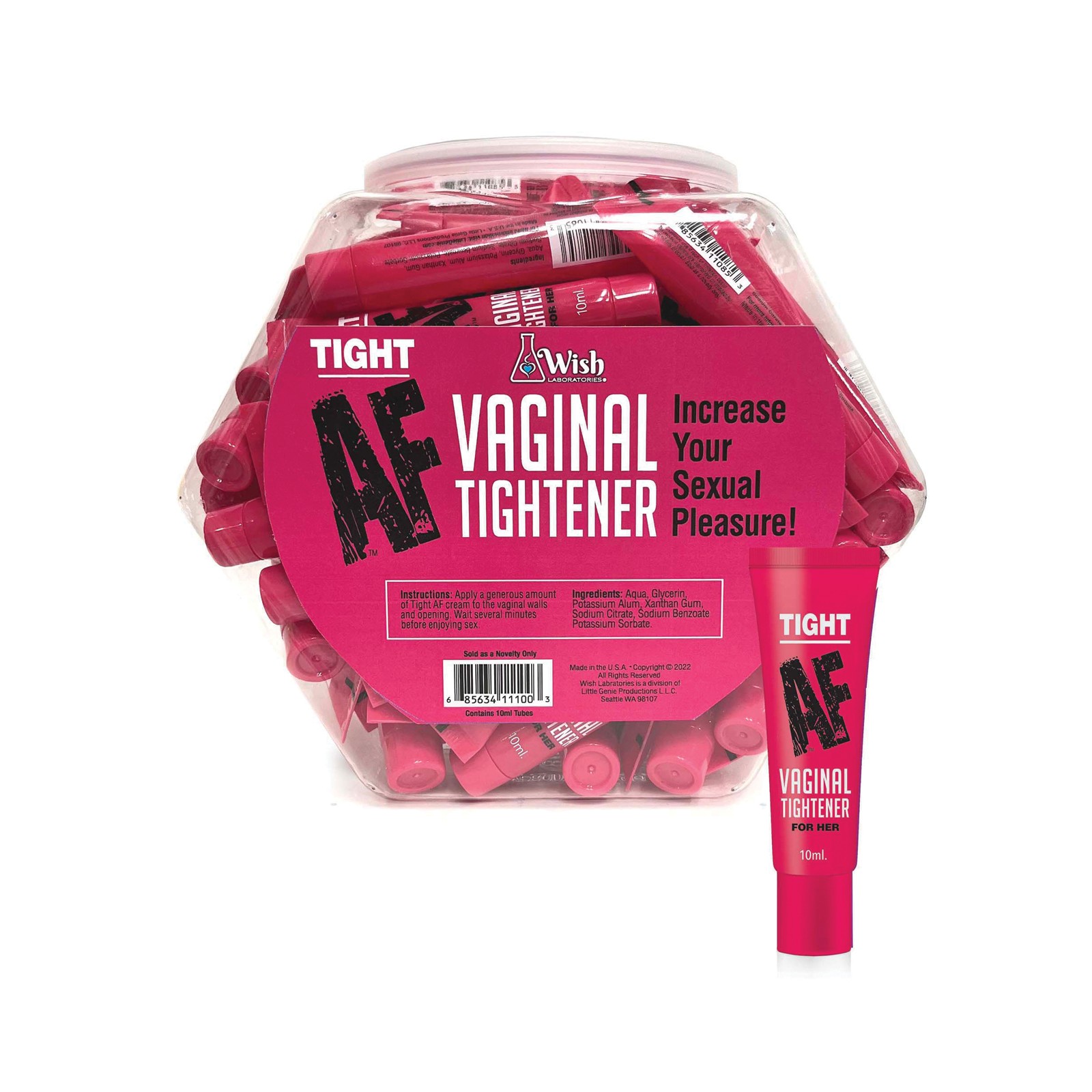 Tight AF Vaginal Tightener Cream 10ml 65 Pack