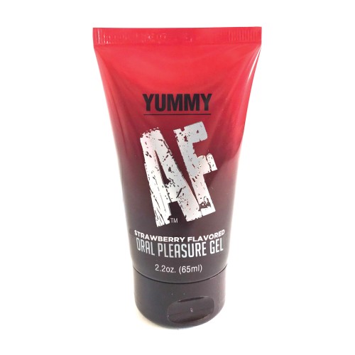 Yummy AF Strawberry Oral Pleasure Gel - 2.2 Oz