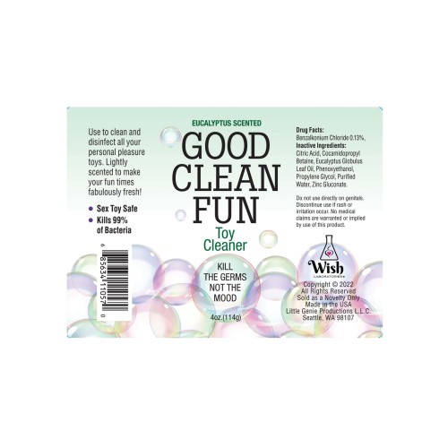 Good Clean Fun Toy Cleaner 4 oz