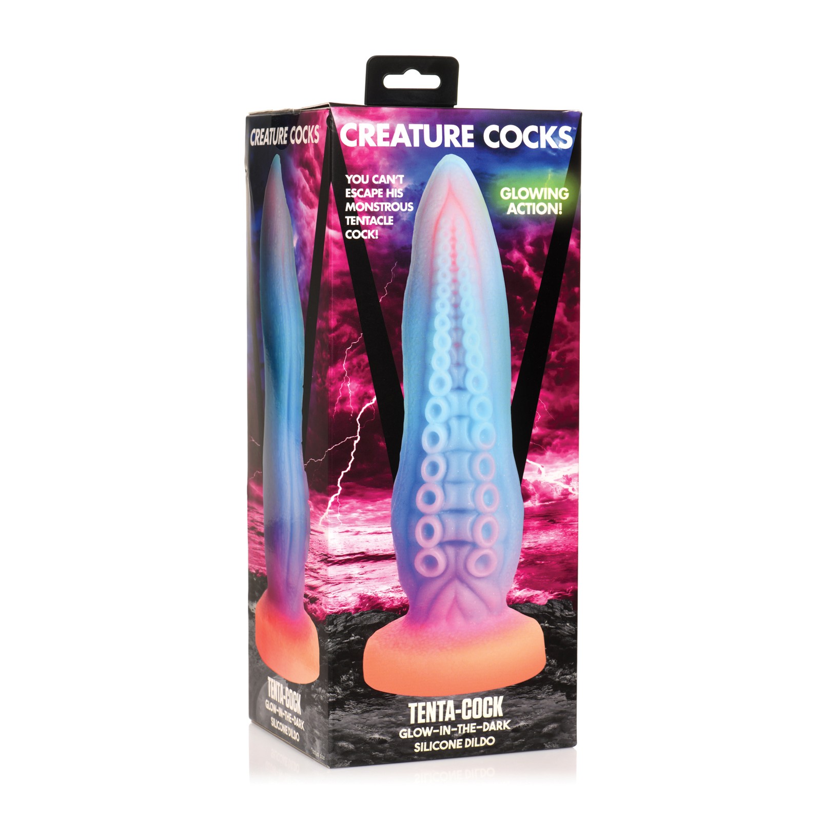 Glow in the Dark Tenta-Cock Silicone Dildo