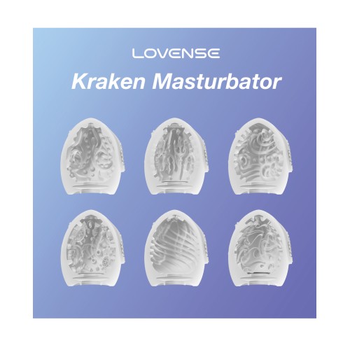 Lovense Kraken Huevo Masturbador 6-Pack Blanco