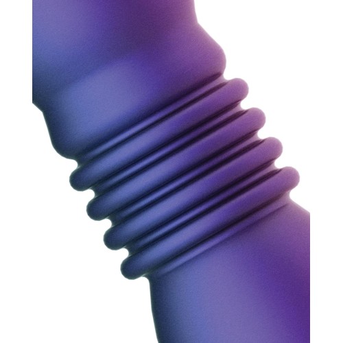 Hueman Supernova Thrusting Butt Plug - Purple