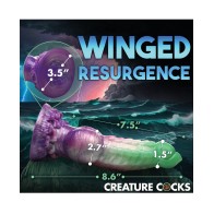 Creature Cocks Aqua Phoenix Dildo Multi Color