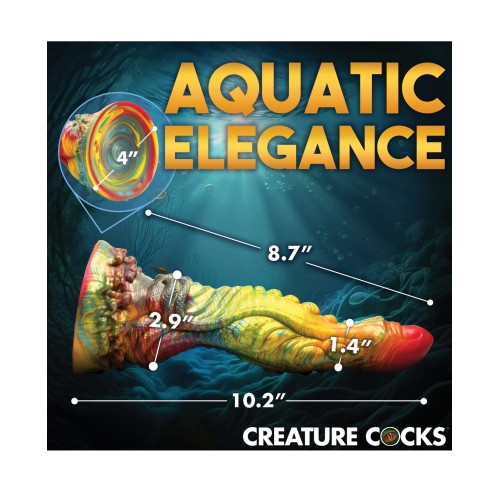 Creature Cocks Majestic Merman Silicone Dildo - Multi Color