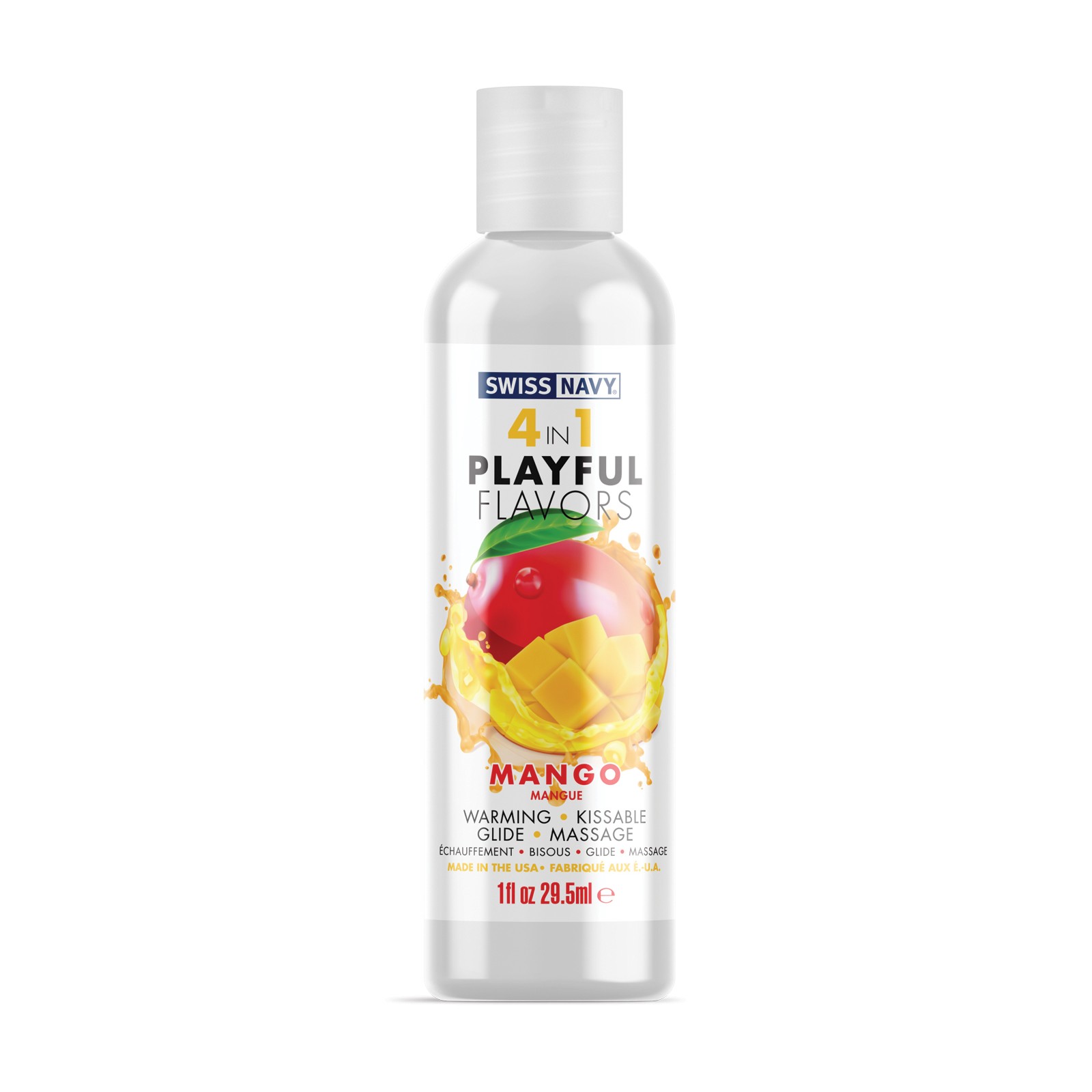 Swiss Navy 4 in 1 Playful Flavors Mango - 1 oz