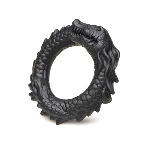 Anillo de Silicona Creature Cocks Caiman Negro