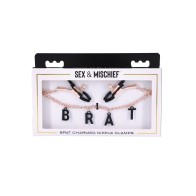 Brat Charmed Nipple Clamps - Adjustable Pleasure