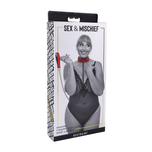 Sex Mischief Amor Collar Leash