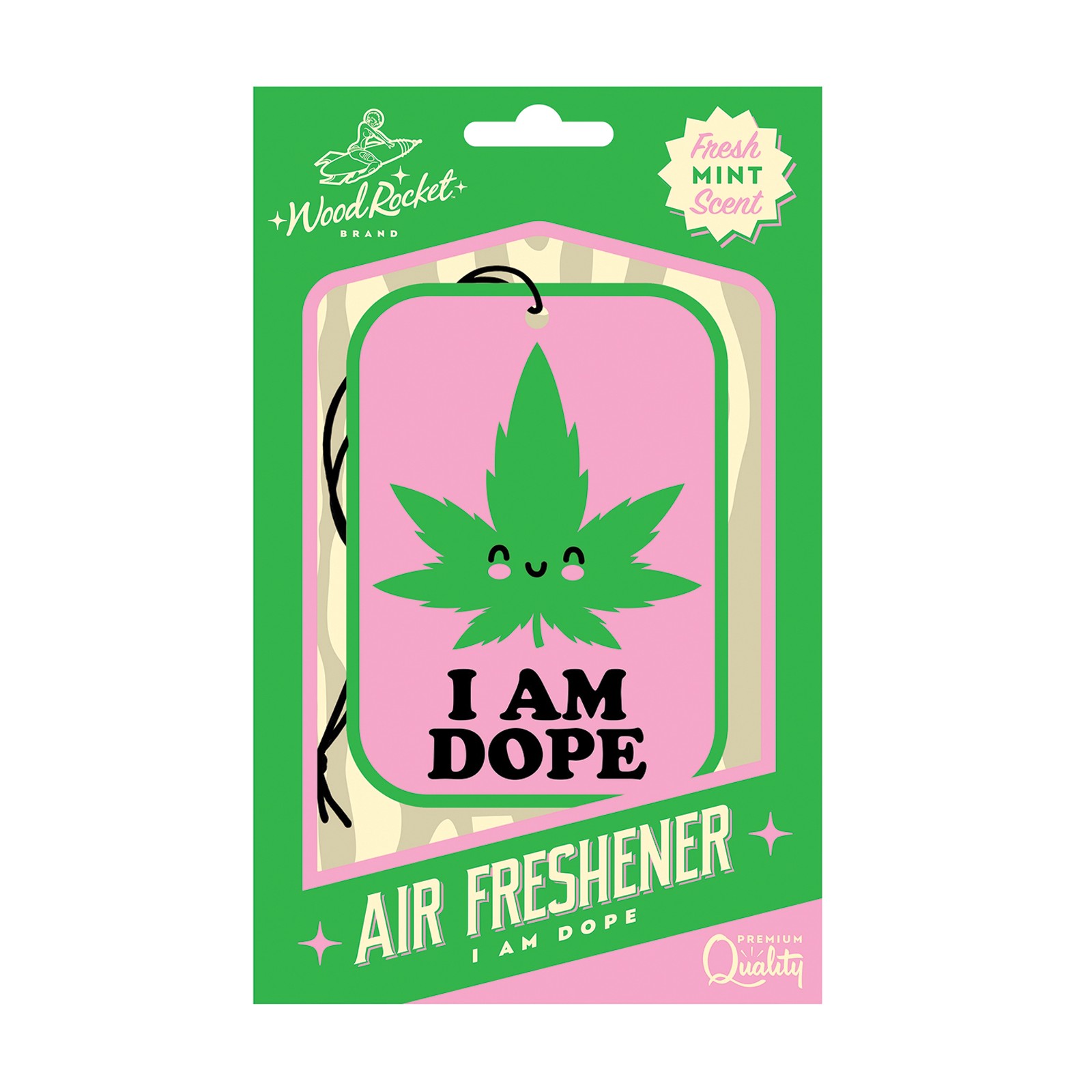 Wood Rocket I Am Dope Air Freshener - Refreshing Mint