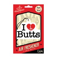 Ambientador Wood Rocket I Love Butts - Manzana