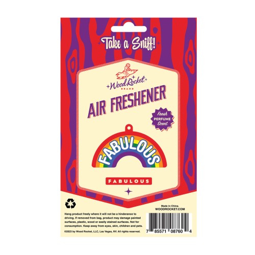 Wood Rocket Fabulous Air Freshener