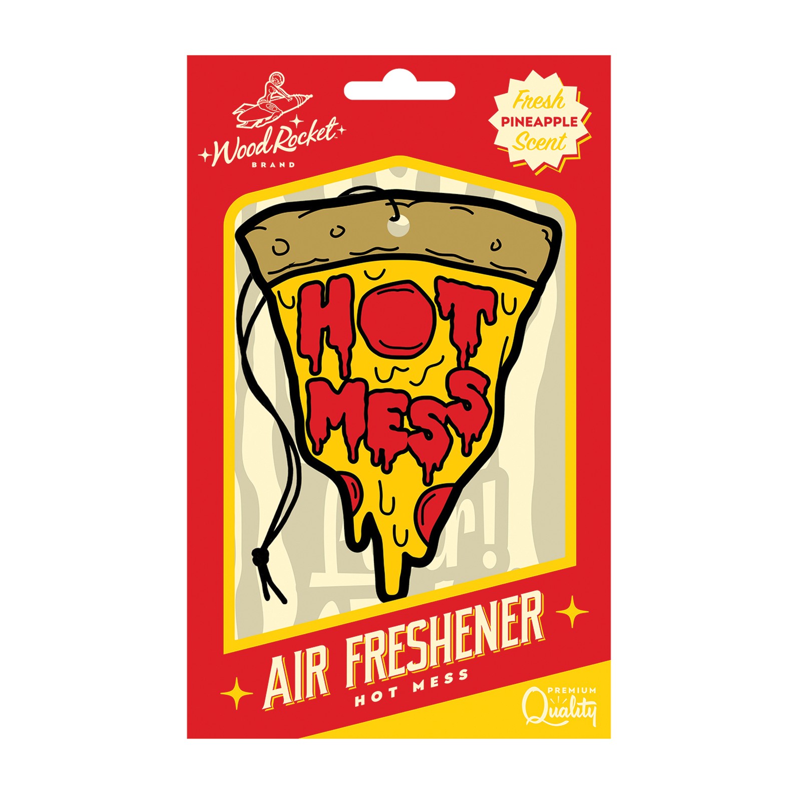 Wood Rocket Hot Mess Air Freshener - Pineapple