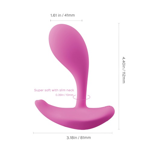 Oly 2 Vibrador Wearable con Sensores de Presión - Rosa