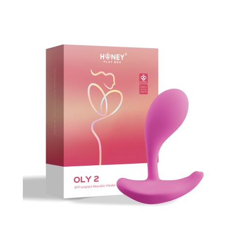 Oly 2 Pressure Sensing App-Enabled Wearable Vibrator - Pink