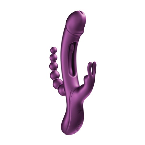 Vibrador Rabbit Trilux Kinky Finger Púrpura