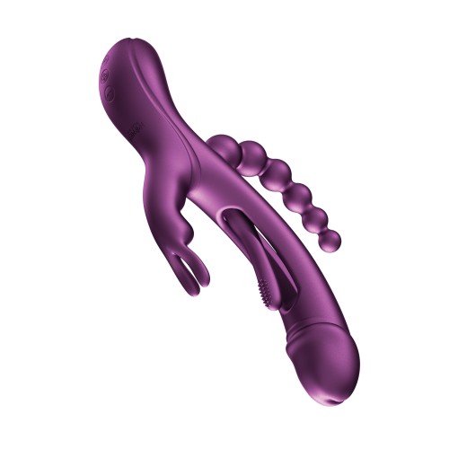 Vibrador Rabbit Trilux Kinky Finger Púrpura