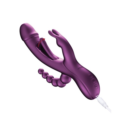 Trilux Kinky Finger Rabbit Vibrator Purple