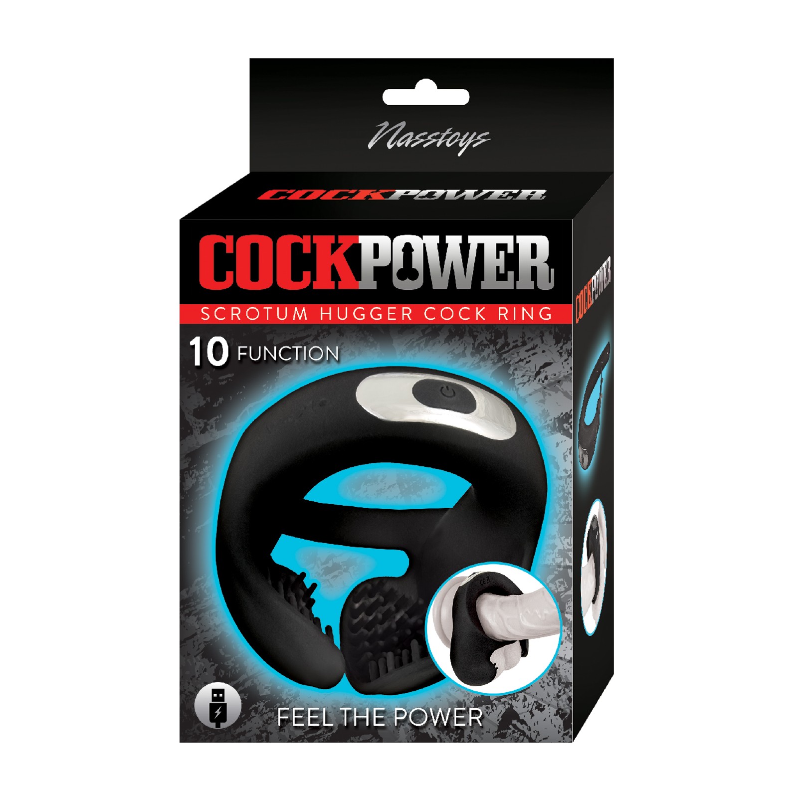 Anillo Cockpower Scrotum Hugger Negro