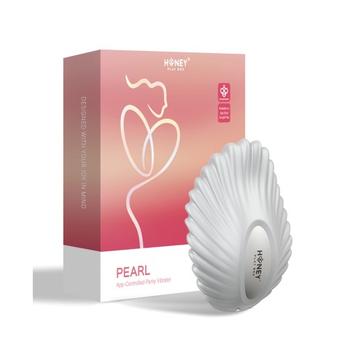 Pearl App-Controlled Magnetic Panty Vibrator - White