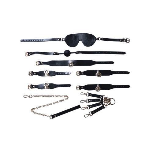 Kinky Play Box 5 Piece BDSM Set Black