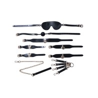 Kinky Play Box Kit BDSM 5 Piezas Negro