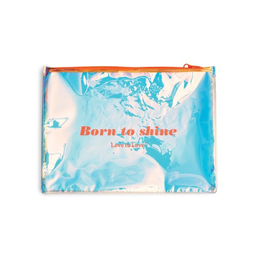 Love to Love Born to Shine Pouch - Vibrant and Waterproof