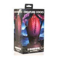 Creature Cocks Dragon Hatch Silicone Egg - XL Multi Color