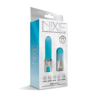 Nixie Smooch Rechargeable Lipstick Vibrator in Blue Ombre