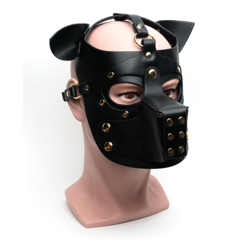 Capucha de Perro de Bondage - O/S Negro