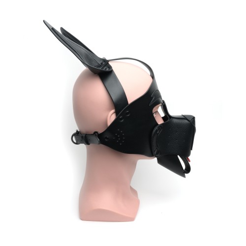 665 Playful Pup Hood OS Black