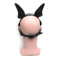 665 Playful Pup Hood OS Black