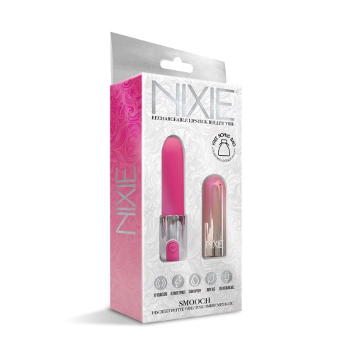 Nixie Smooch Lipstick Vibrator - Pink Ombre