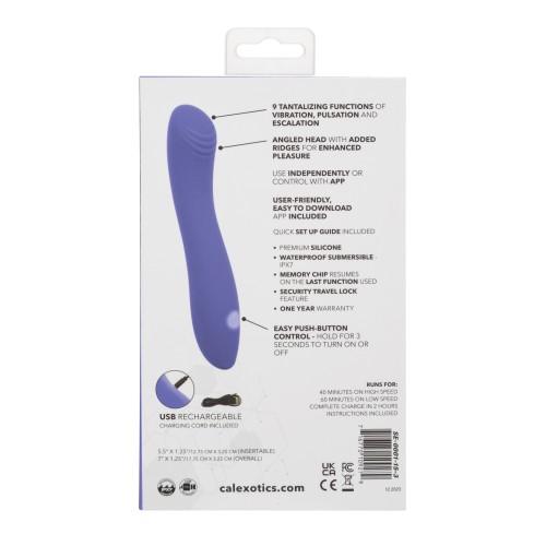 Vibrador Conectado Contorneado G a Base de App