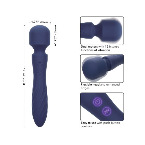 Charisma Mystique Dual Motor Massager Blue