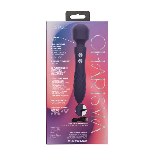 Charisma Mystique Dual Motor Massager Blue