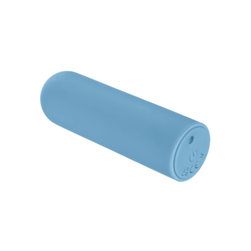 Turbo Buzz Rounded Mini Bullet Stimulator - Blue