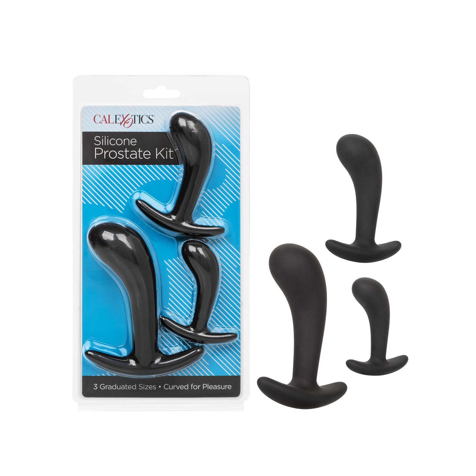 Kit de Entrenamiento Anal Prostate de Silicona Negro