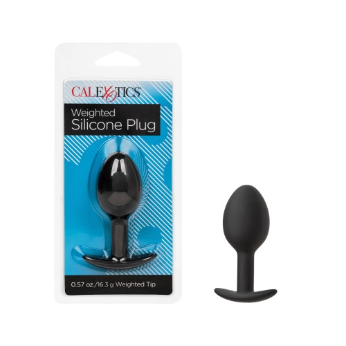 Weighted Silicone Anal Plug for Enhanced Sensation