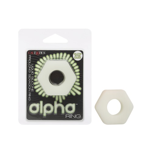 Alpha Glow in the Dark Prolong Sexagon Ring